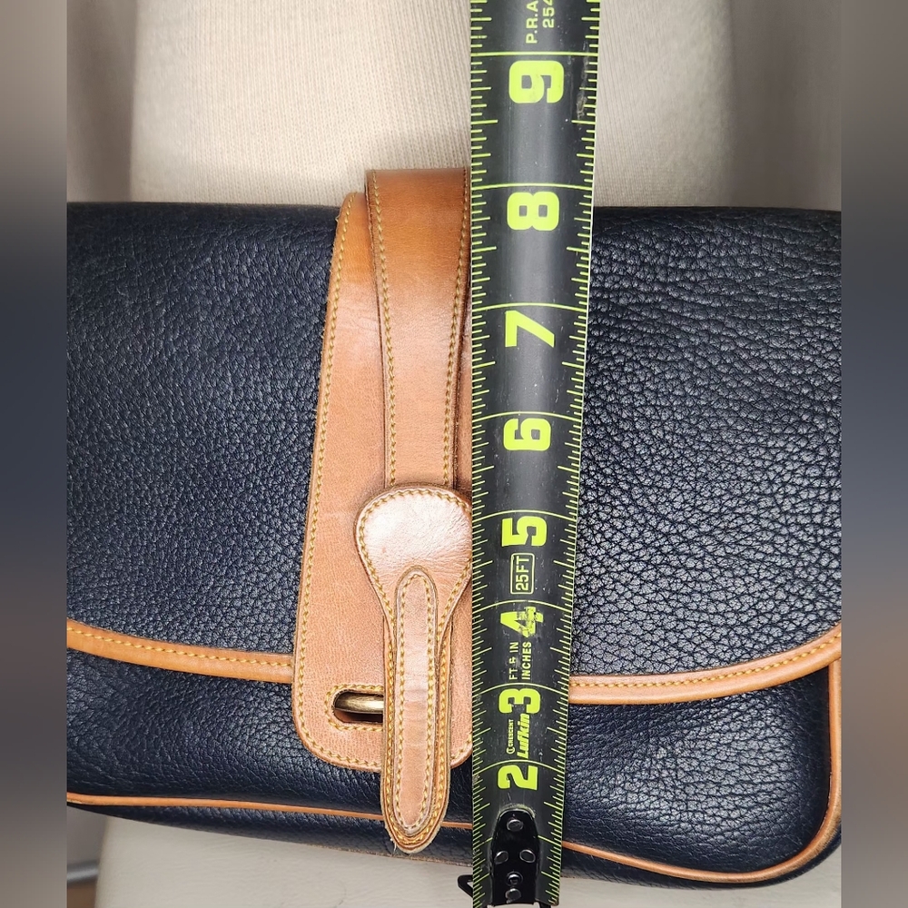 Dooney & Bourke vintage equestrian all weather leather crossbody bag, navy - Picture 10 of 16